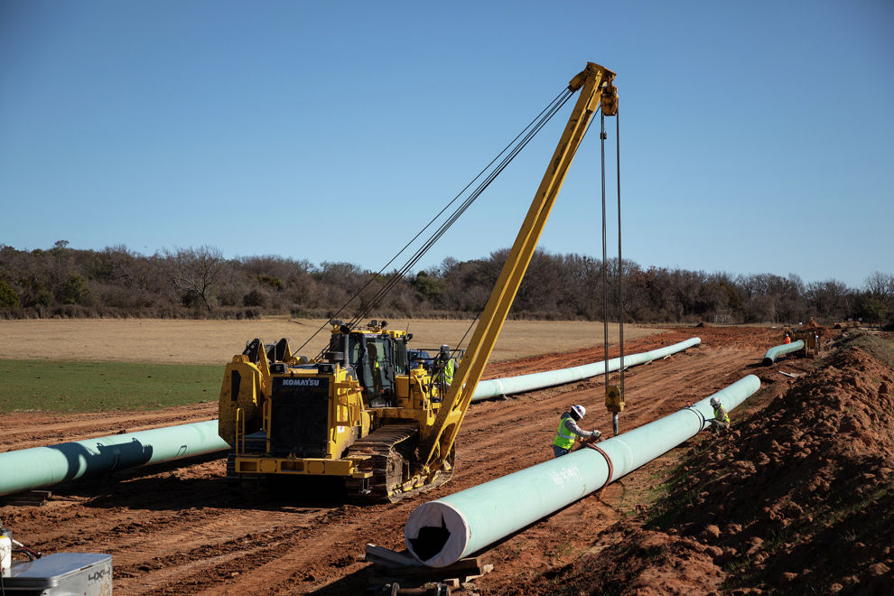 Komatsu D170 dozer pipelayer for oil and gas pipeline projects