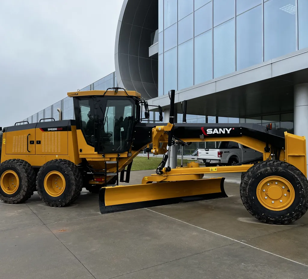 SANY motor grader for road construction and grading works