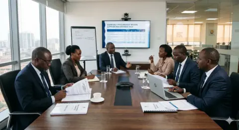 Procurement support services - boardroom meeting